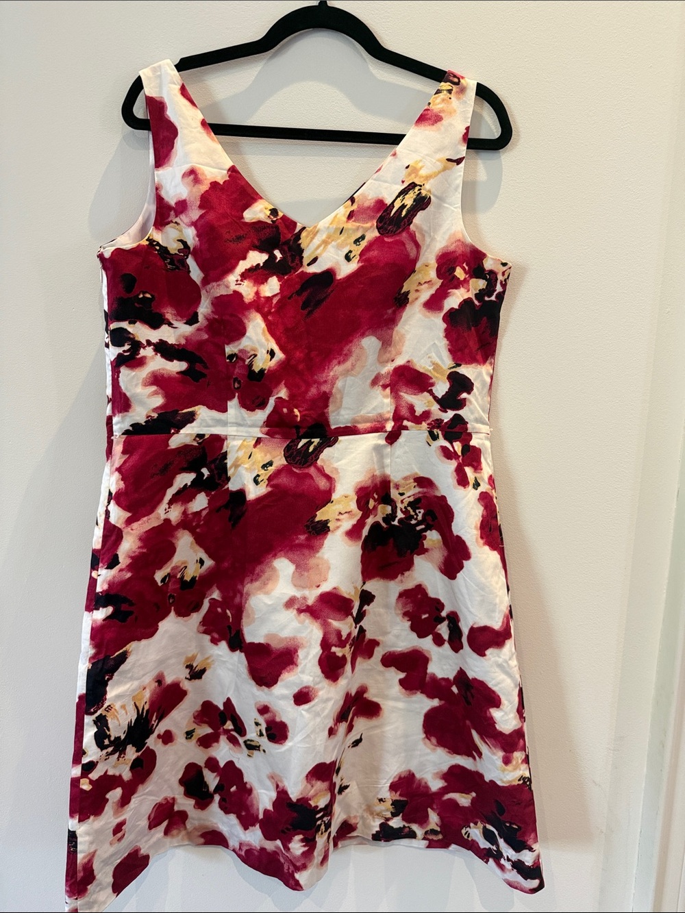 Ann Taylor White Mini Dress with Floral Print - Picture 2 of 9